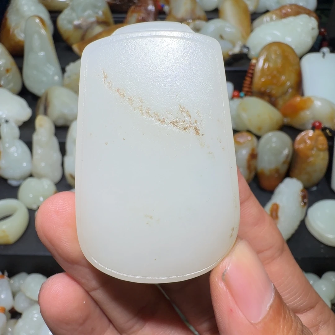 爱***鱼和田玉未镶嵌吊坠(不含链)