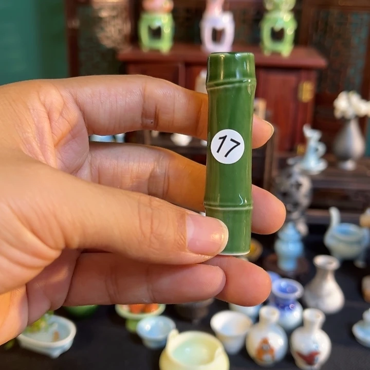 摆件微陶老王迷你花瓶