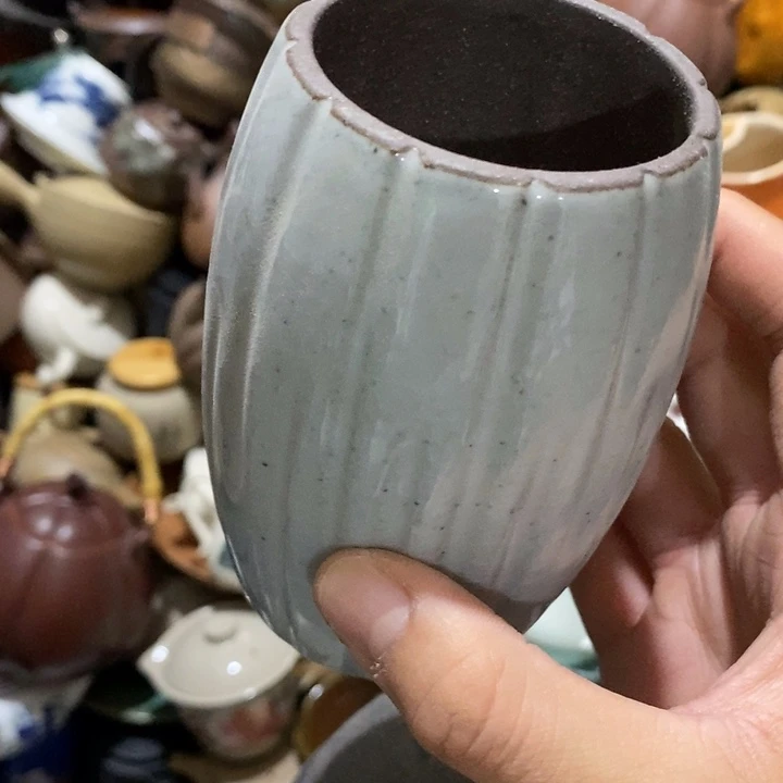 瓷片荷花的小尾巴都要带回来