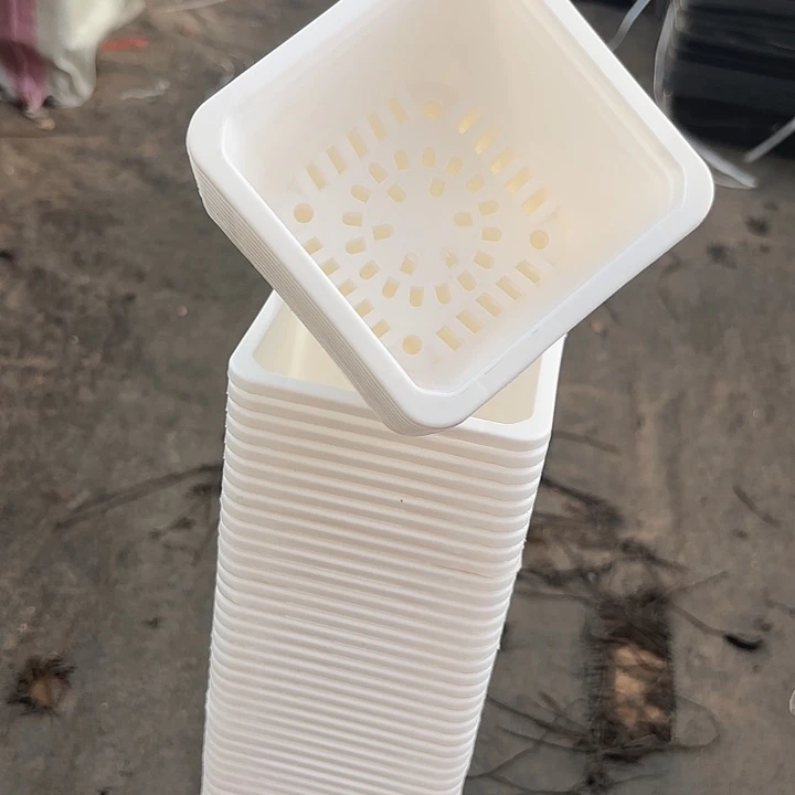 100白方盆9公分高7公分100个