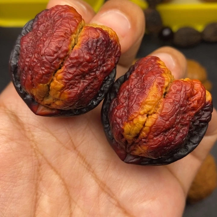 把件文玩核桃40尺蝴蝶蟾