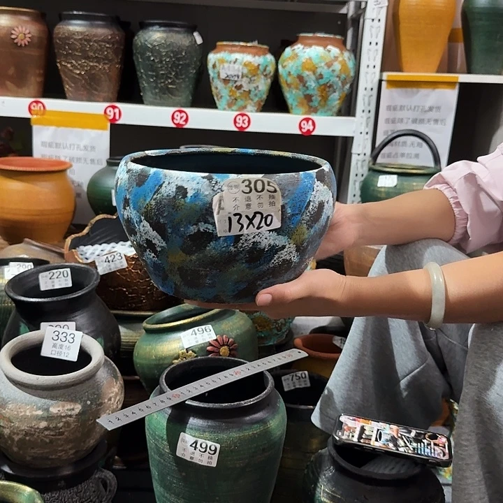 彩绘305高度13口径20