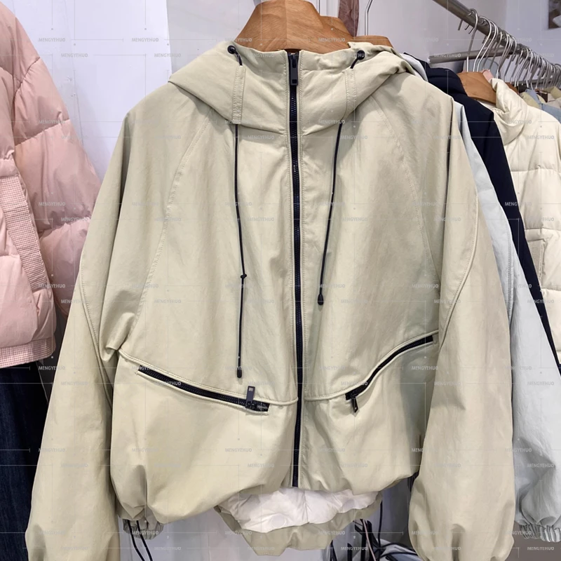 【棉衣系列】吼.吼看防风冲锋棉衣休闲保暖冬季连帽户外洋气