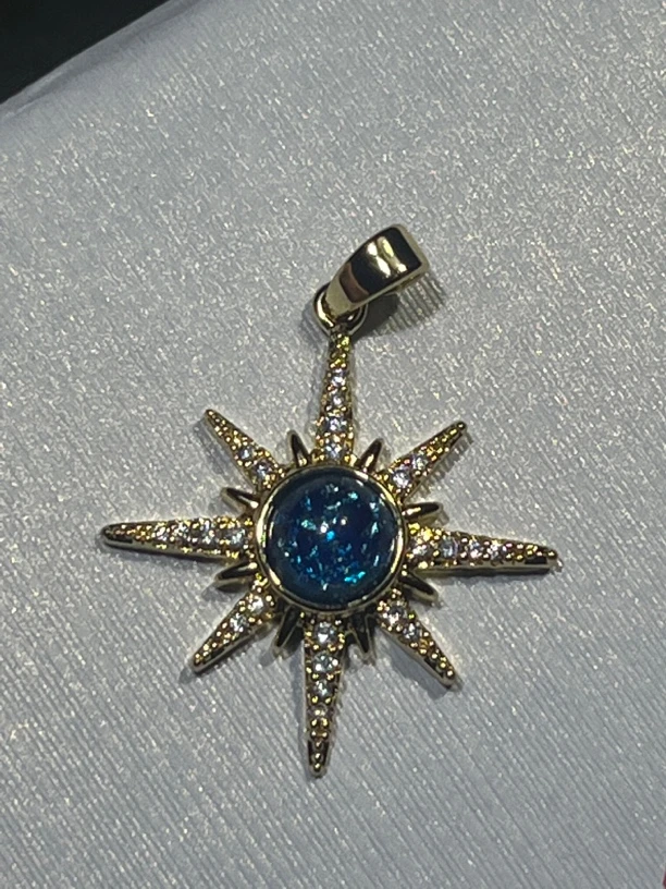 679蓝宝吊坠设计款