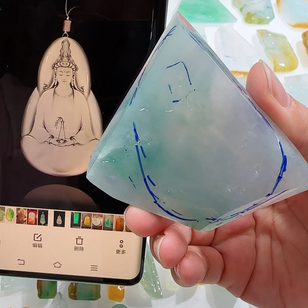 定制翡翠未镶嵌翡翠定制