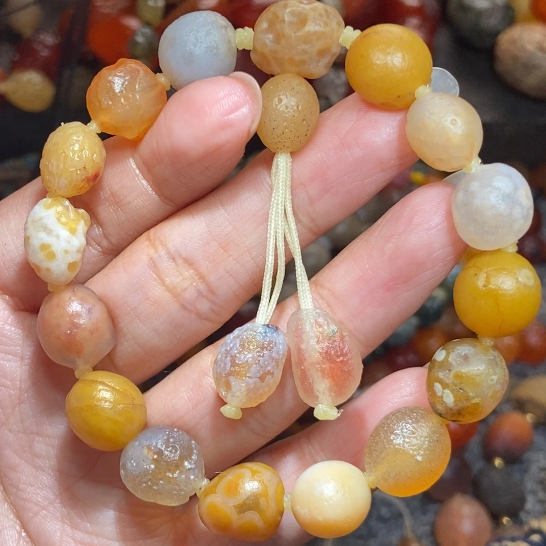 未镶嵌玛瑙/玉髓珠宝半成品