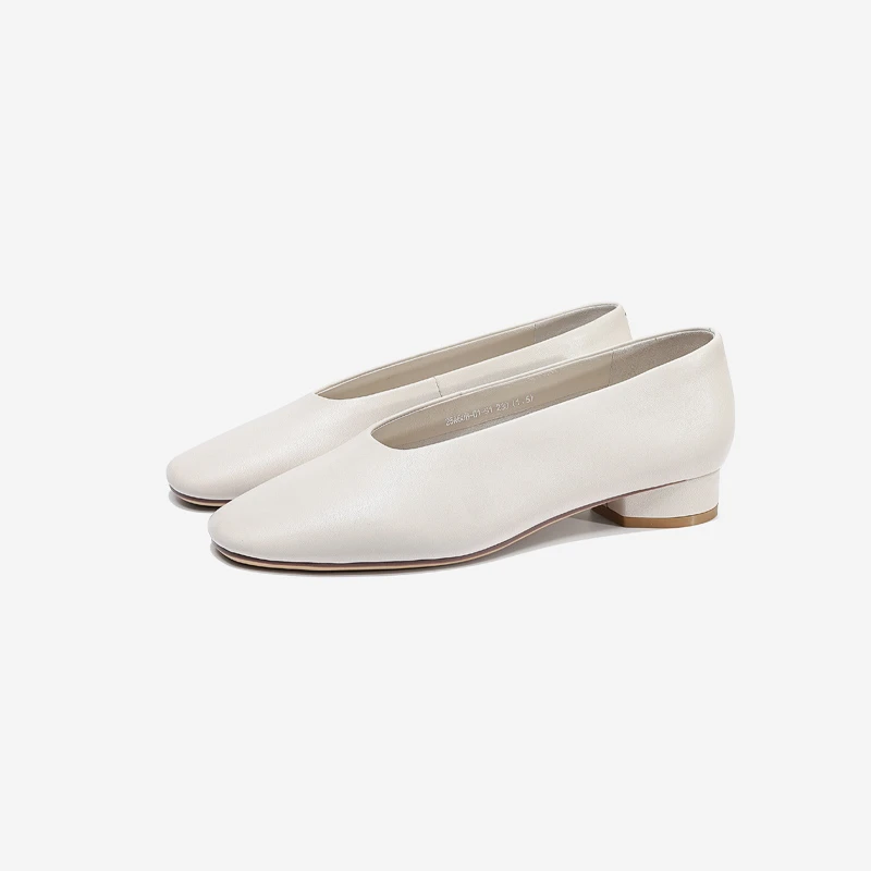 【白桦专属】圆头单鞋女鞋25A60B-01