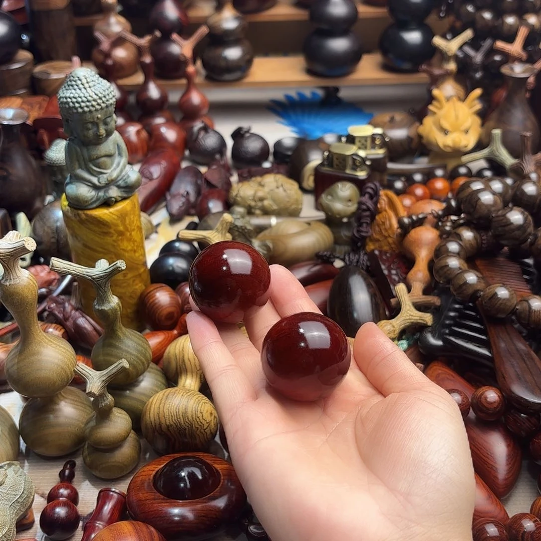 木草**山东非小叶木的手球