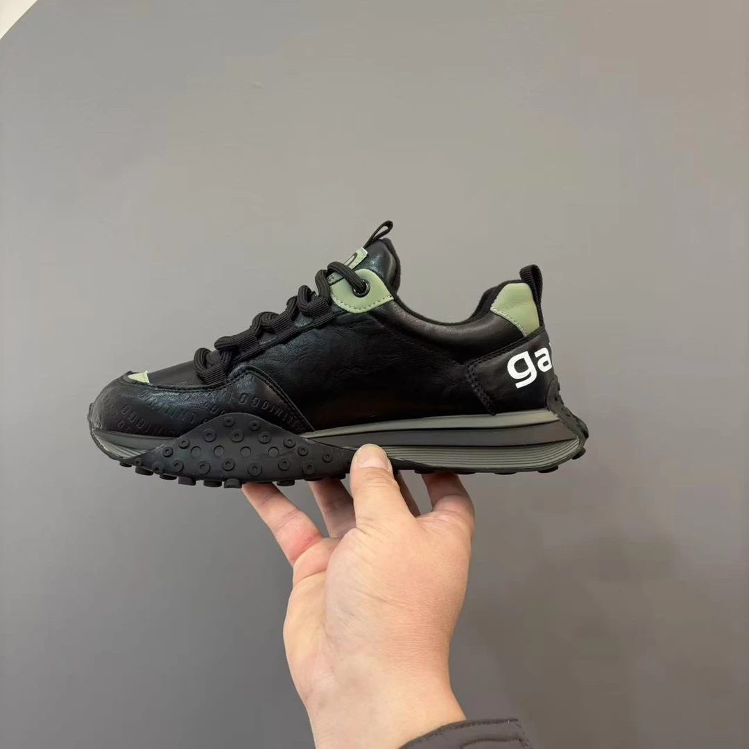 【高版本菲而德73780萱萱】2025爆款高端定制真皮手工单棉同款潮鞋