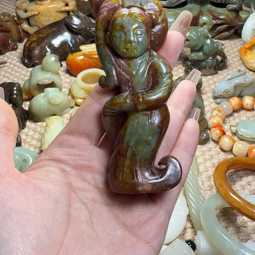 白玉菩提吊坠挂件