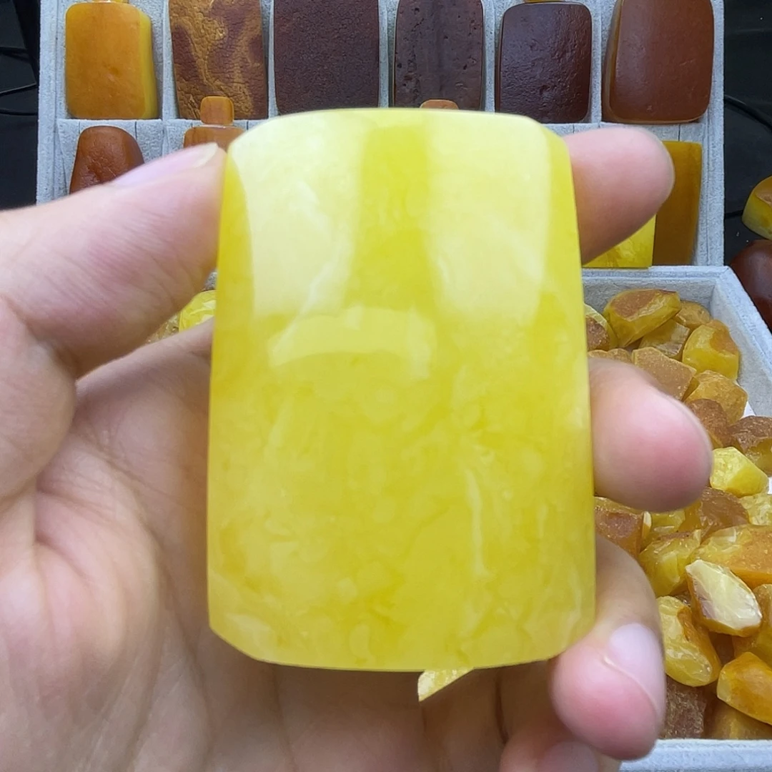 定制蜜蜡未镶嵌天然蜜蜡