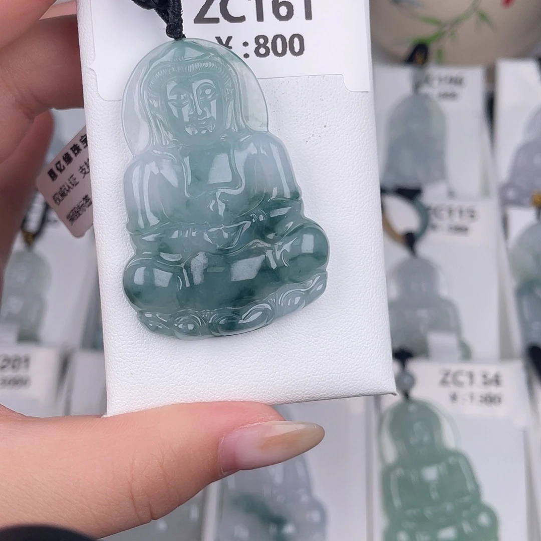 翡翠未镶嵌颈饰zd193