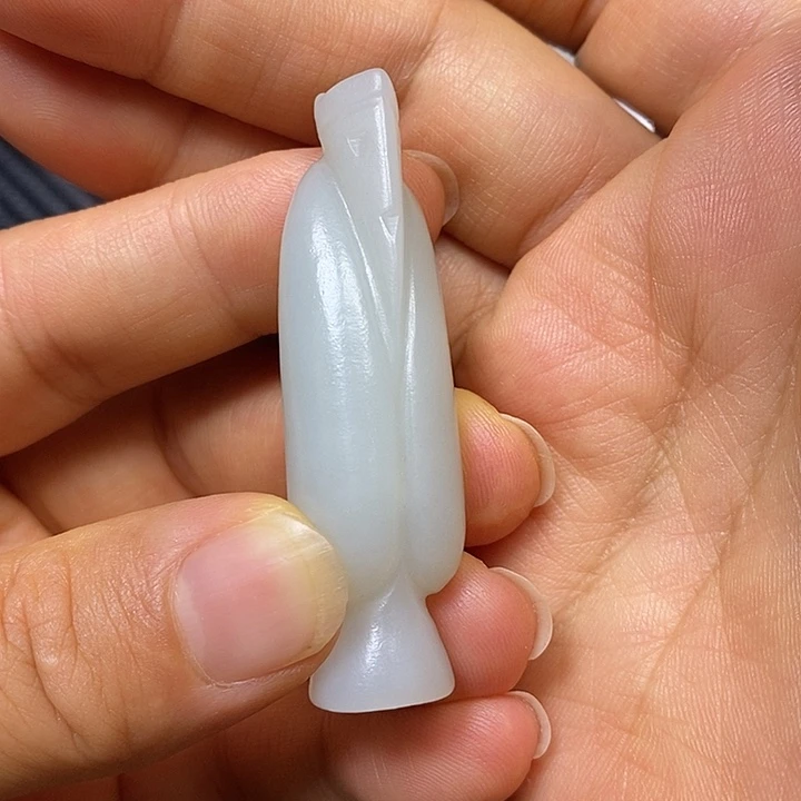 未镶嵌和田玉车挂文*生