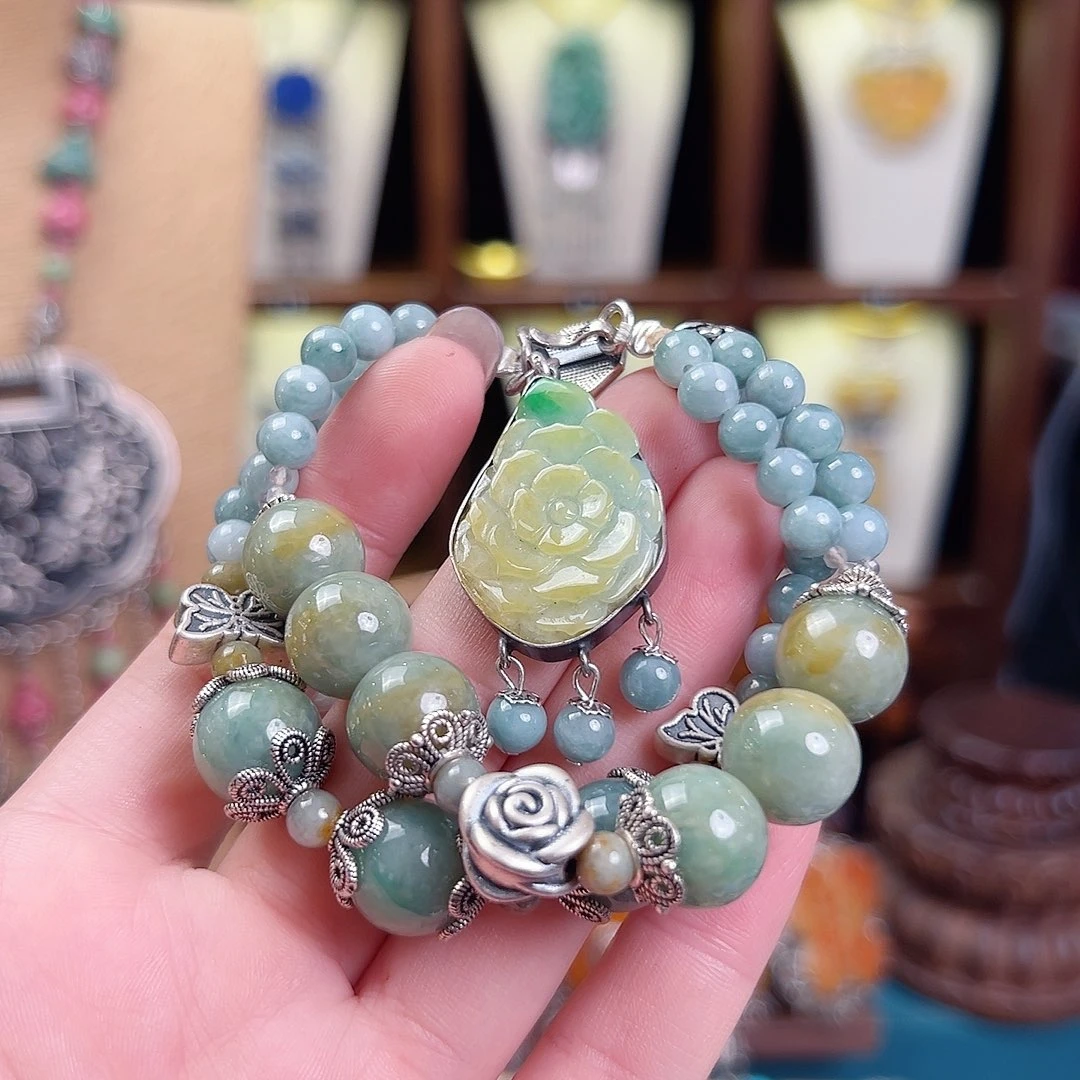 翡翠未镶嵌手链手链