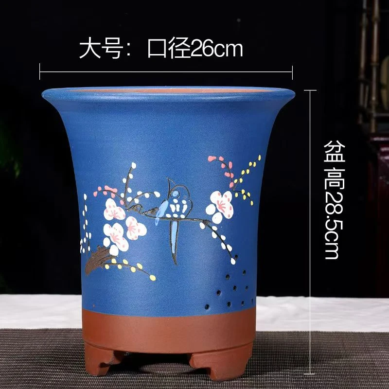 花盆兰花盆花盆君子兰陶瓷大号正方形花盆紫砂花盆方形