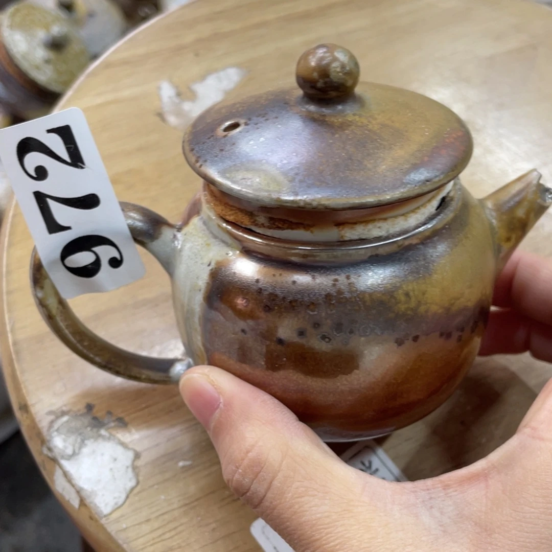 陶纯手工柴烧茶壶茶具瑕