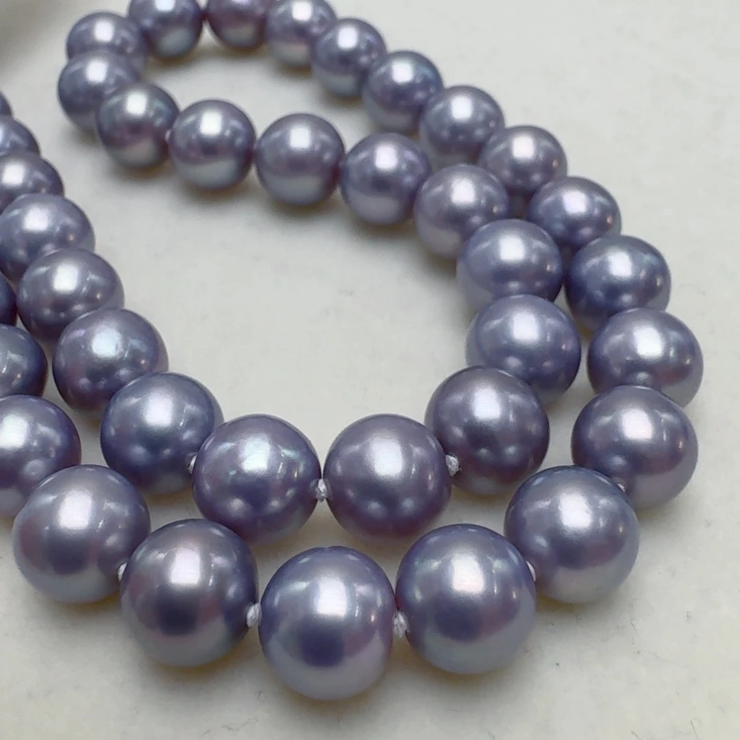 颈饰银S925镶嵌淡水珍珠@@v489