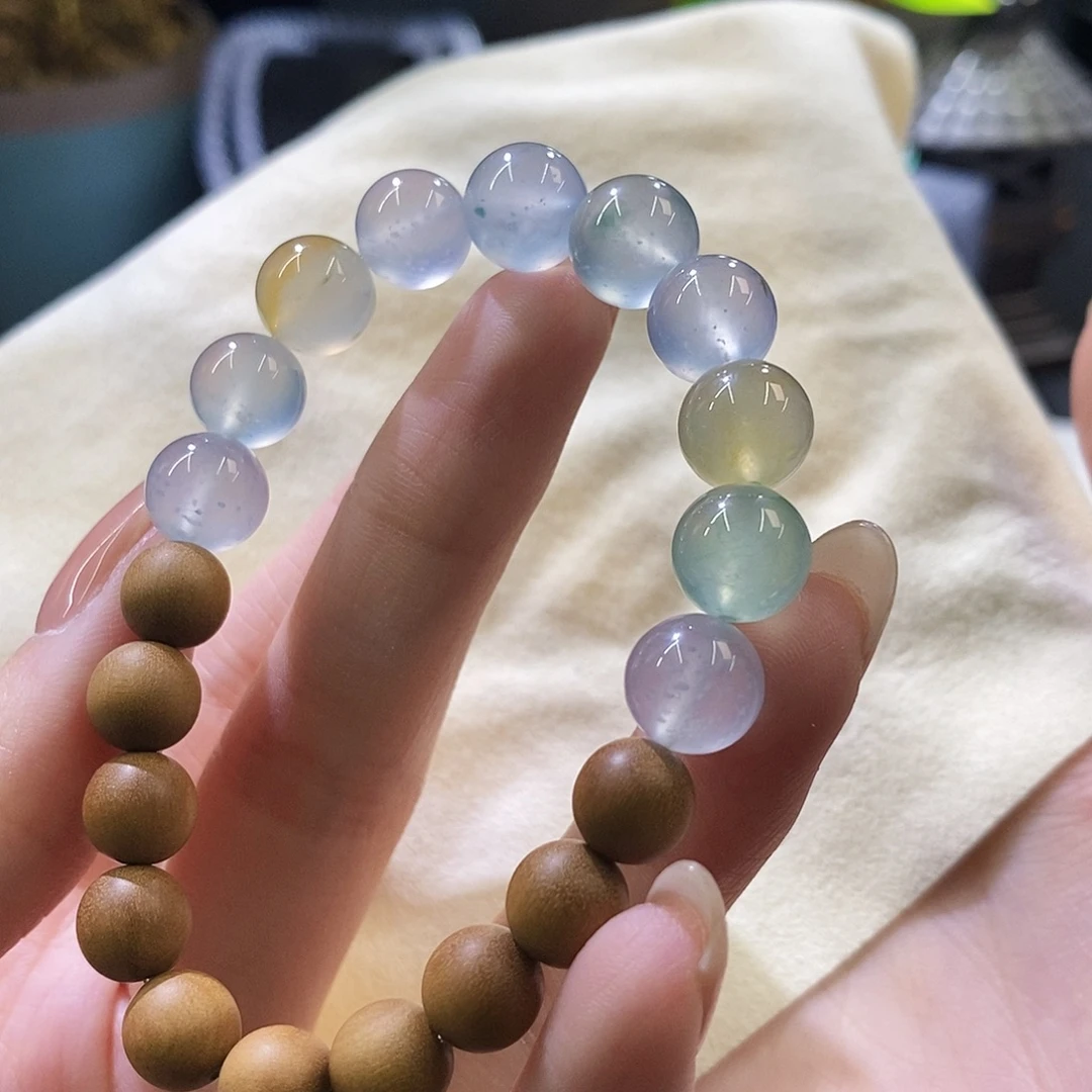 翡翠未镶嵌挂件半串冰马卡卡10左右特价