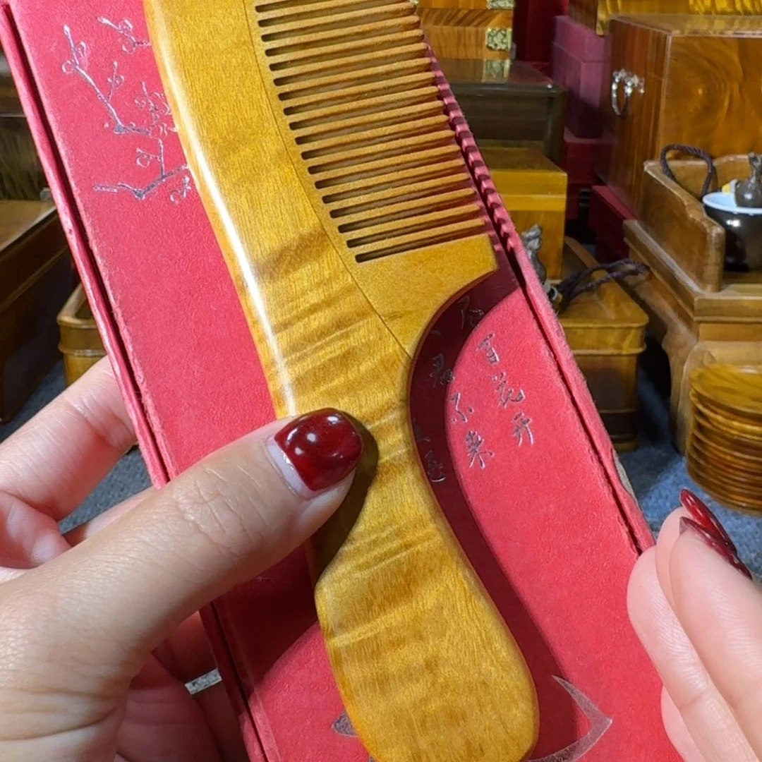 金丝楠金丝楠长柄梳