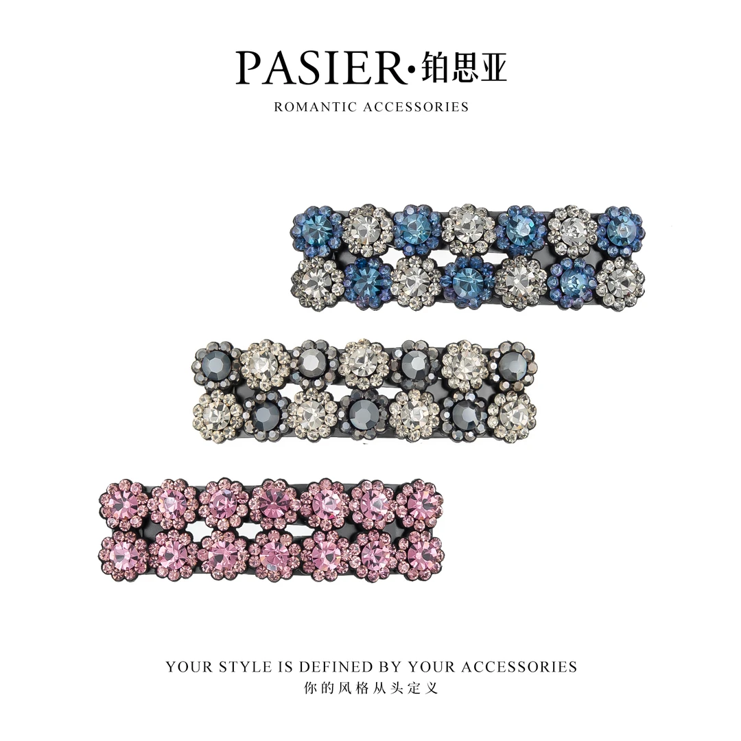 铂思亚 幻花晶瓣 7厘米优雅气质百搭掰掰夹思思专属 CC1744