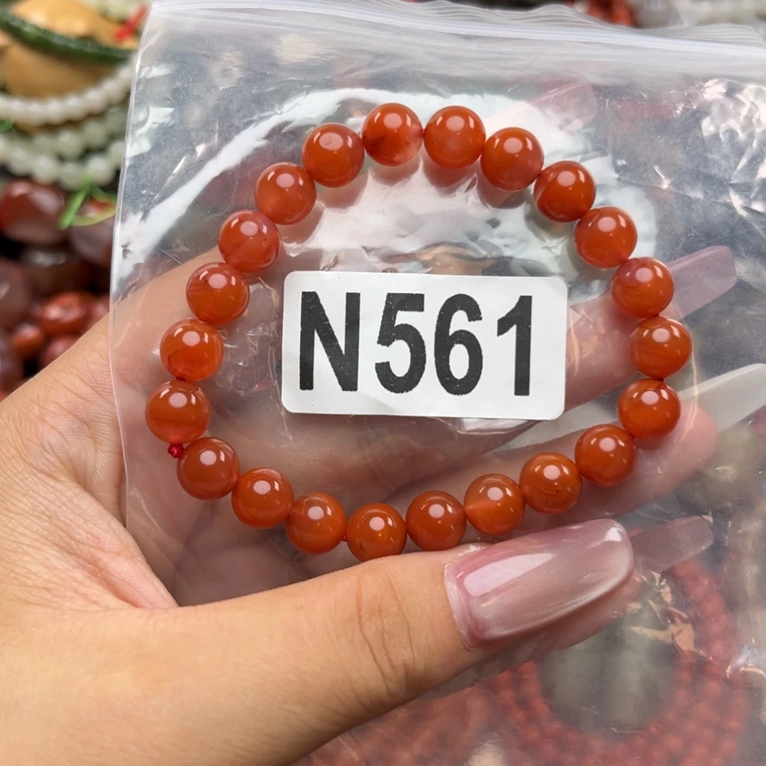 手链未镶嵌南红玛瑙8*