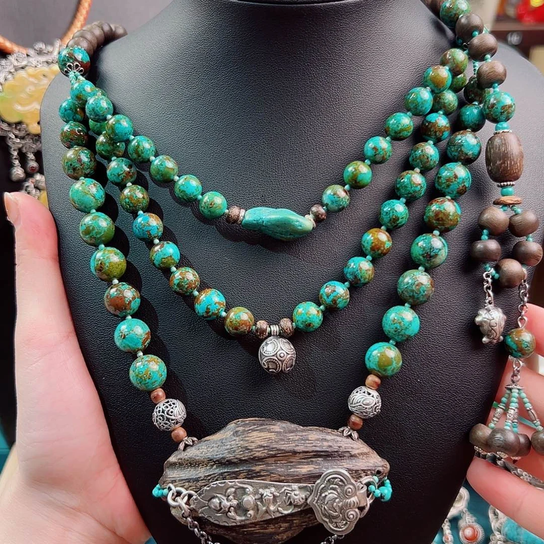 925银木质锦钰原创设计款式项链