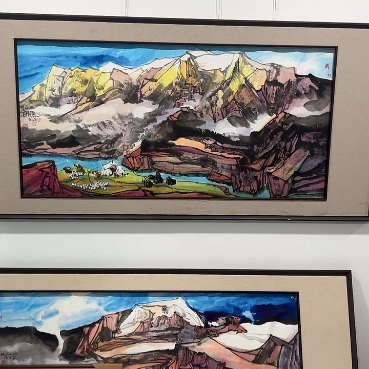 知***一国画陆天宁老师山水画作品