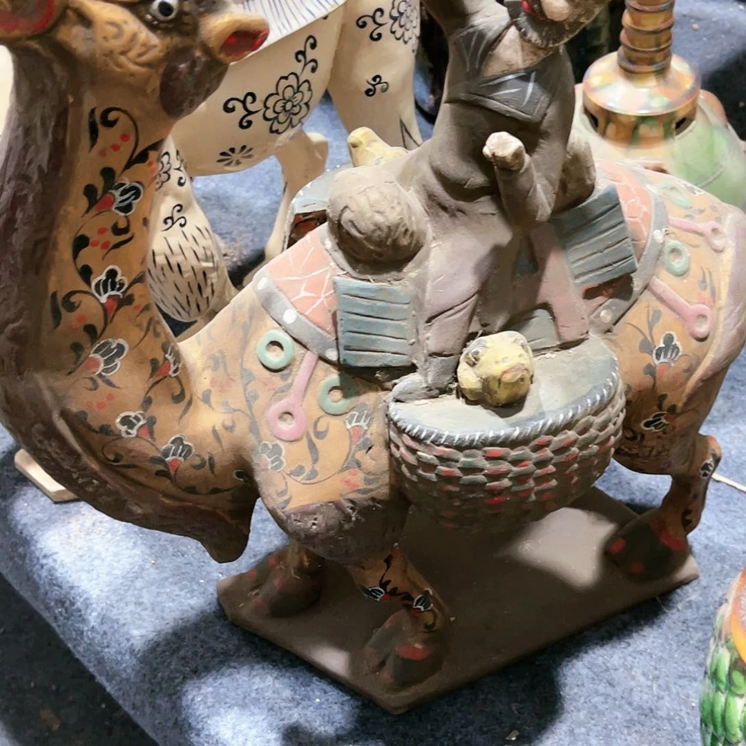 瓦当摆件摆件茶桌茶餐厅陶瓷王*元