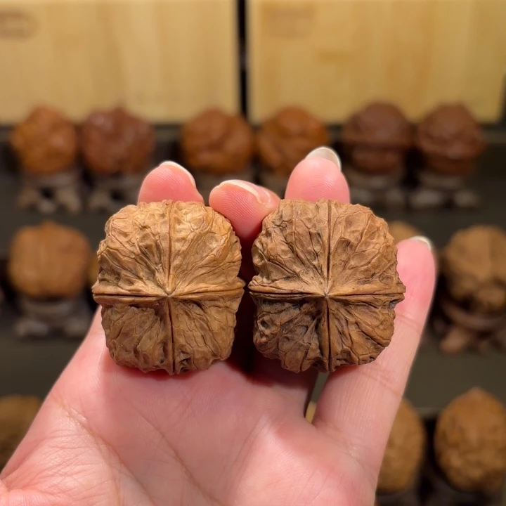 吊坠文玩核桃豆腐块四棱36