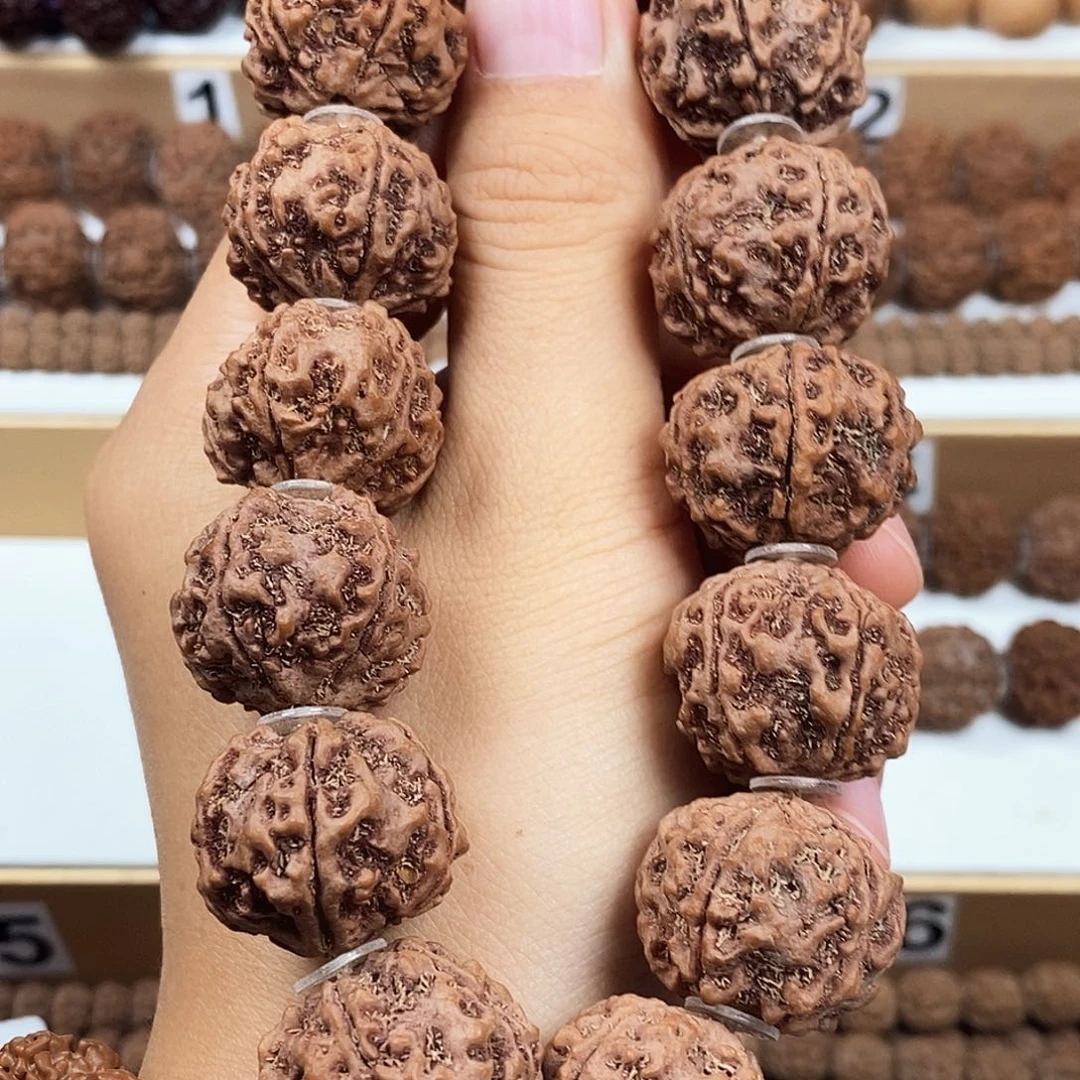 手串金刚菩提收藏版稀有精品龙骨梅花飞碟大尺寸