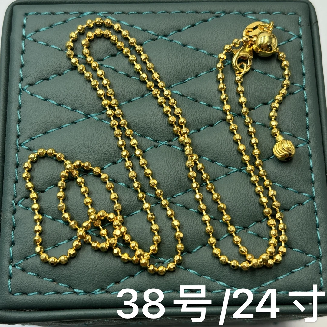 链子925银 S925银链子可调节至24寸长链时尚简约百搭38号