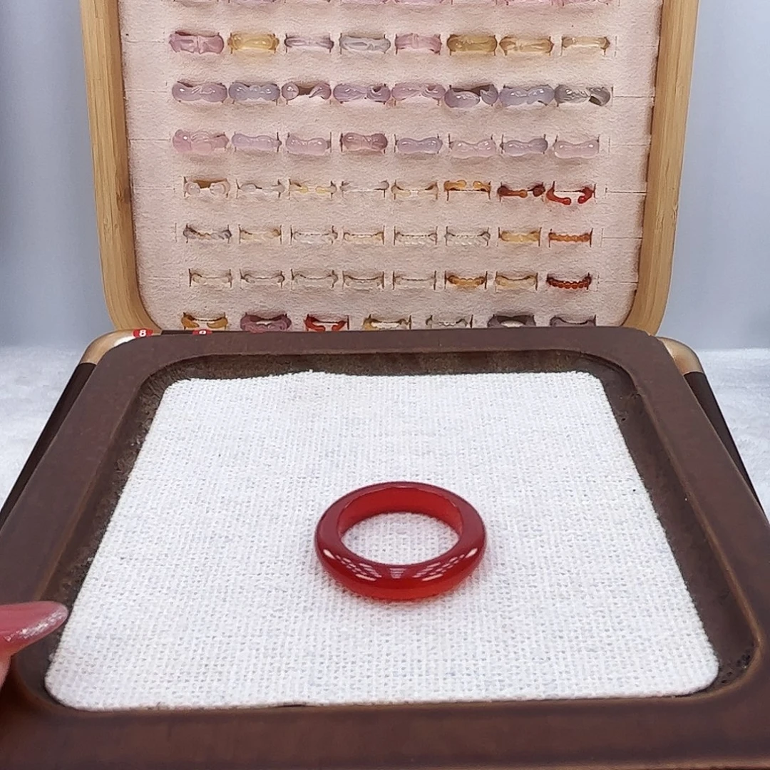 玛瑙/玉髓未镶嵌戒指542港16