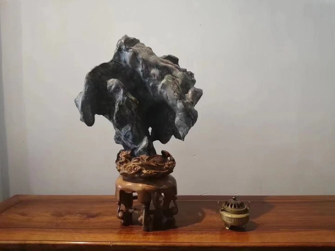 灵璧天然观赏石摆件