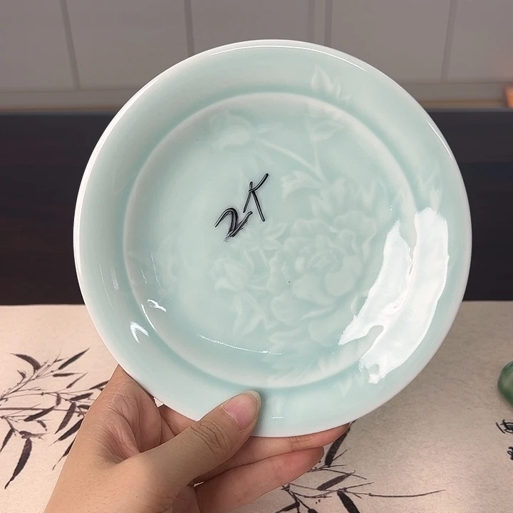 龙泉云间青瓷小米茶器
