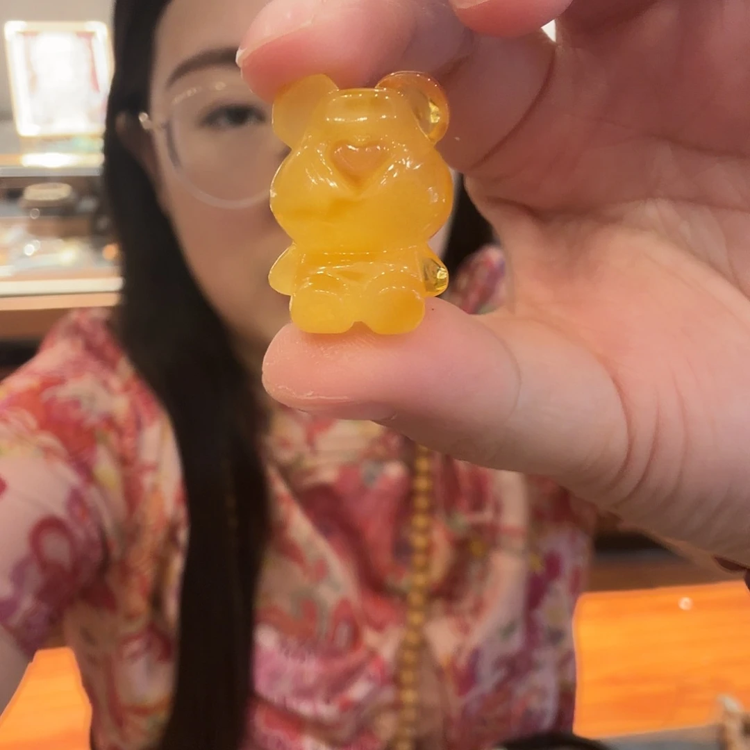 走***里猴头核桃吊坠小熊