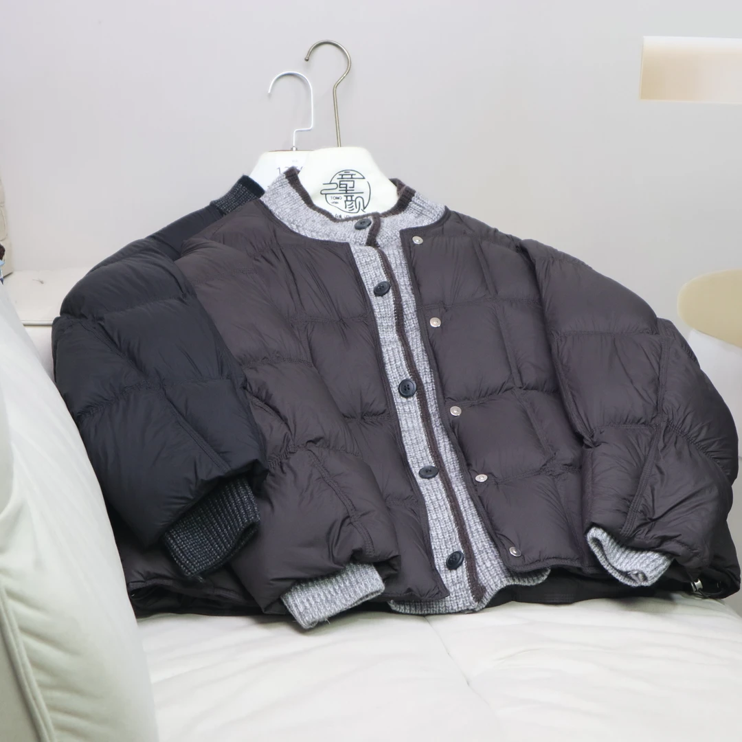 【13591】高品质原创设计两色百搭羽绒服范