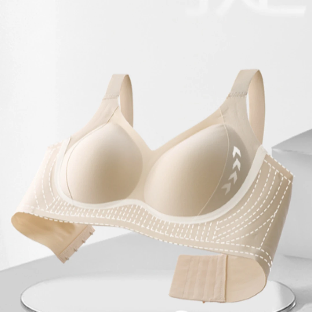 慕尚山茶花润肤抗菌反重力收副乳提拉无痕内衣