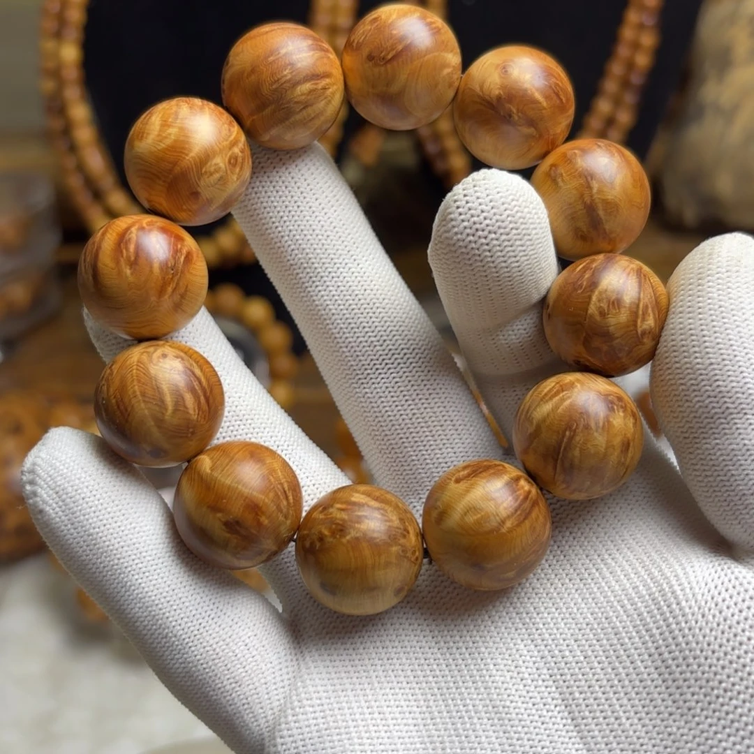 柏木（崖柏）手串/手链旌****)2.0满火焰57