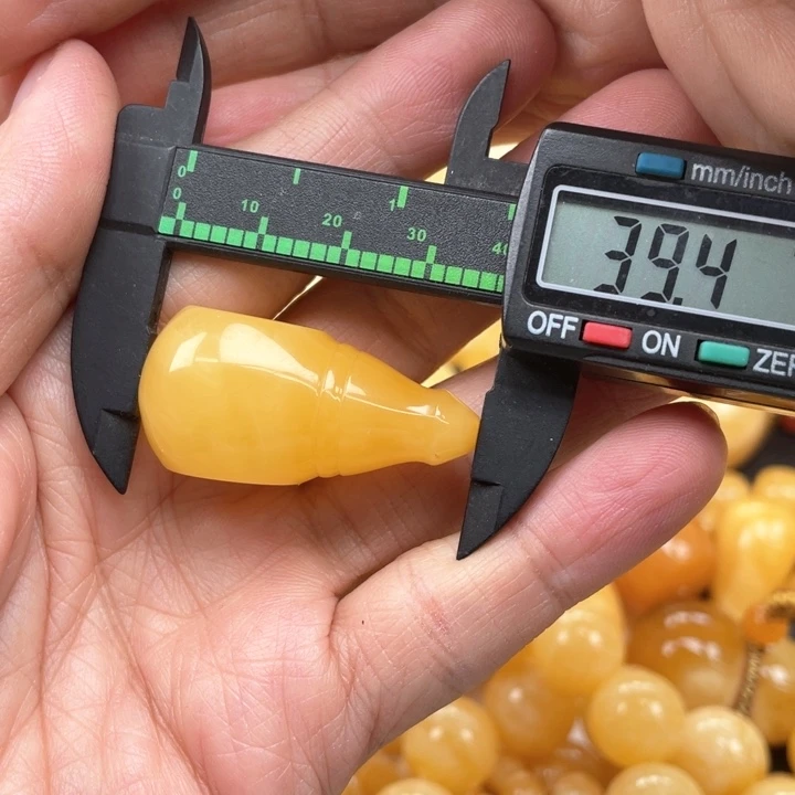 蜜蜡裸石未镶嵌蜜蜡三通