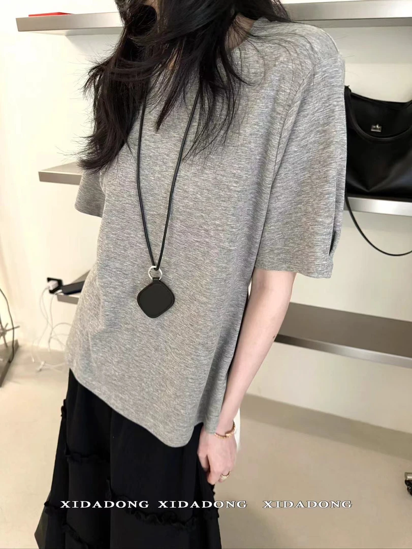 福秒-极简主义、纯色不出错百搭T恤（XD2038#）喜大东