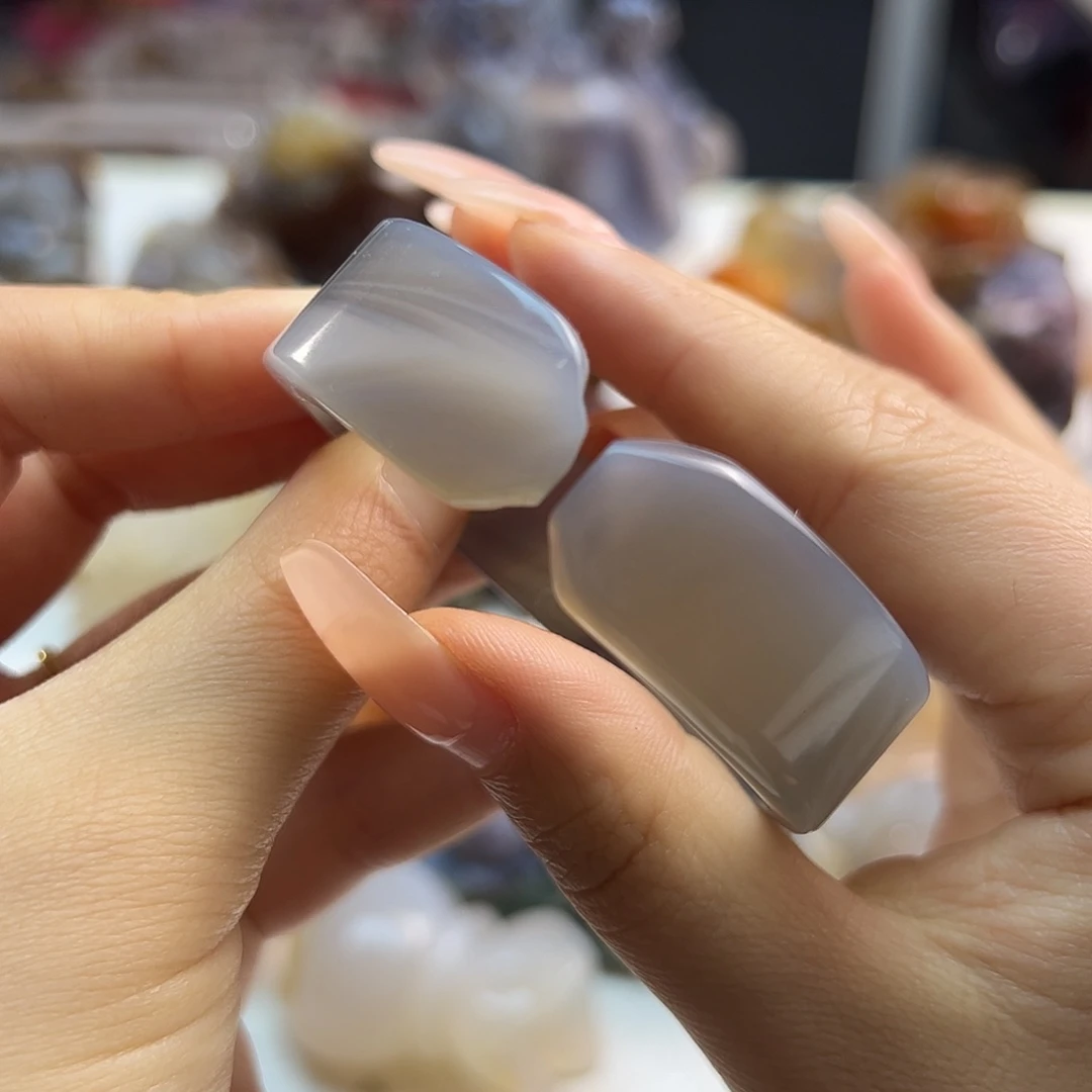 玛瑙/玉髓合金颈饰
