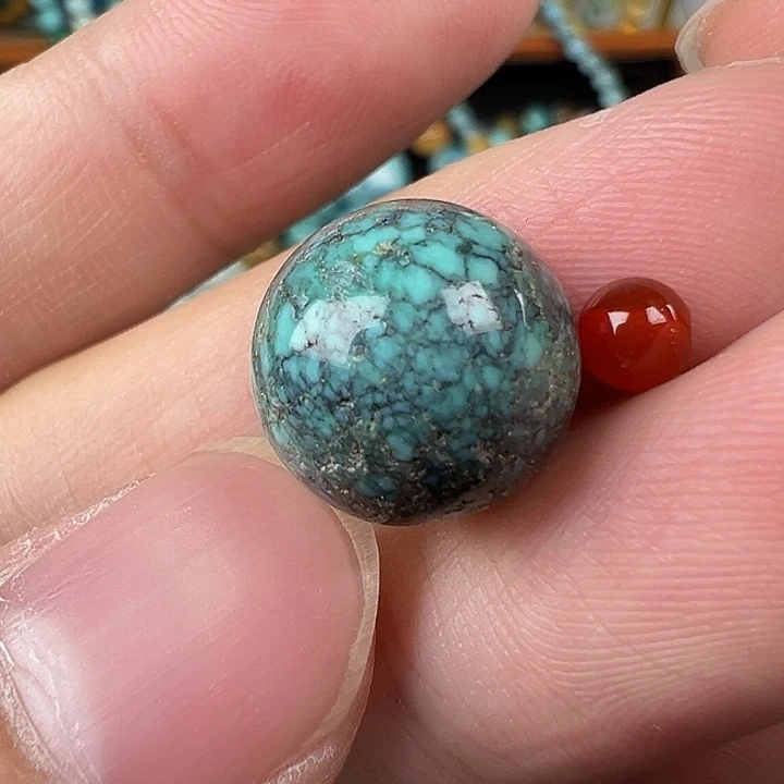 南红玛瑙未镶嵌配饰卡12.6