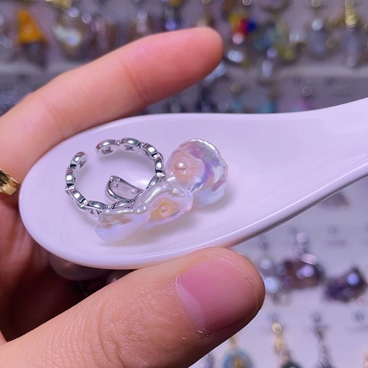 合金淡水珍珠颈饰73