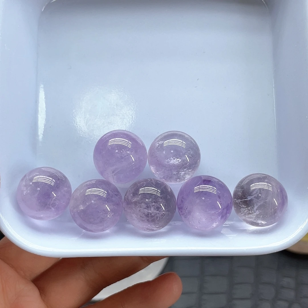 未镶嵌水晶珠宝半成品99玻利维亚紫水晶单株卡1.7mm