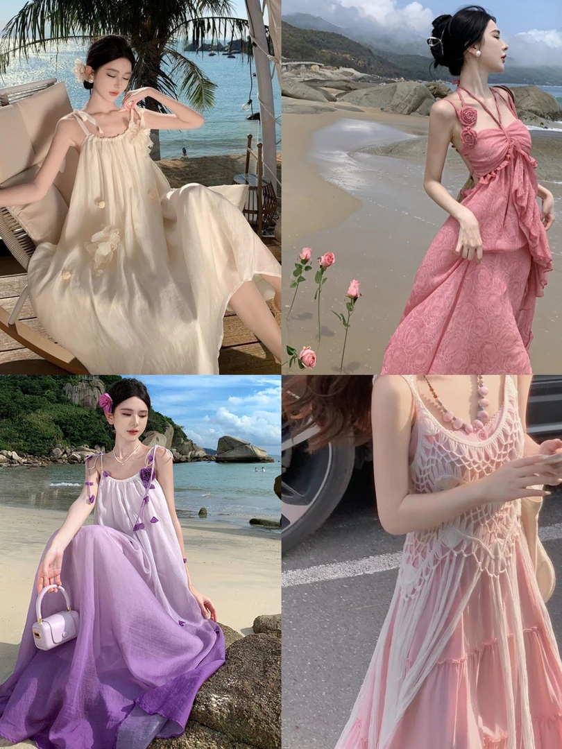 【一号链接春夏款】（直播间过款专用链接) 宽松甜美连衣裙