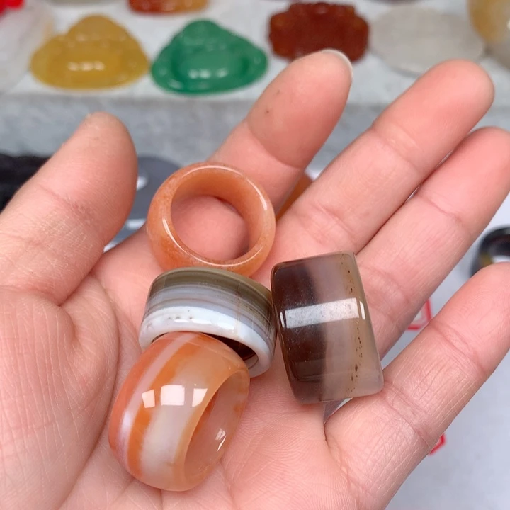 玛瑙/玉髓颈饰未镶嵌N****