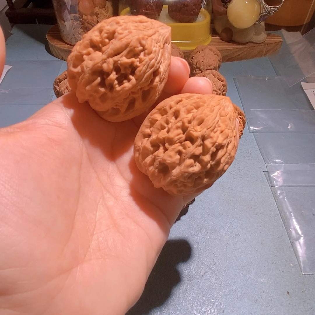 文玩核桃把件大沽石40