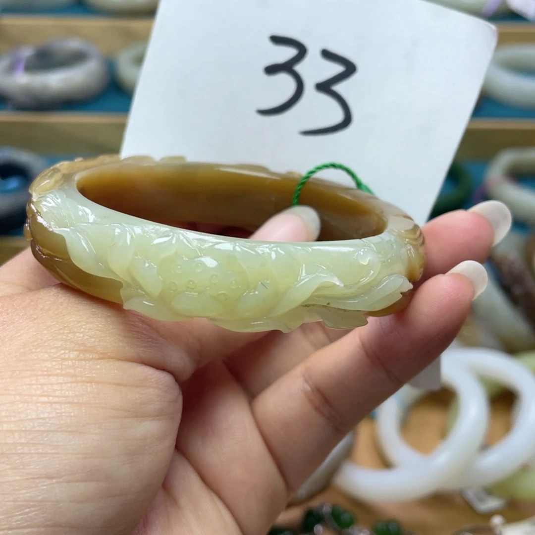 未镶嵌手镯和田玉圈口58