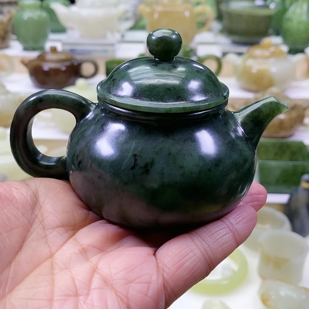 和田玉茶壶未镶嵌