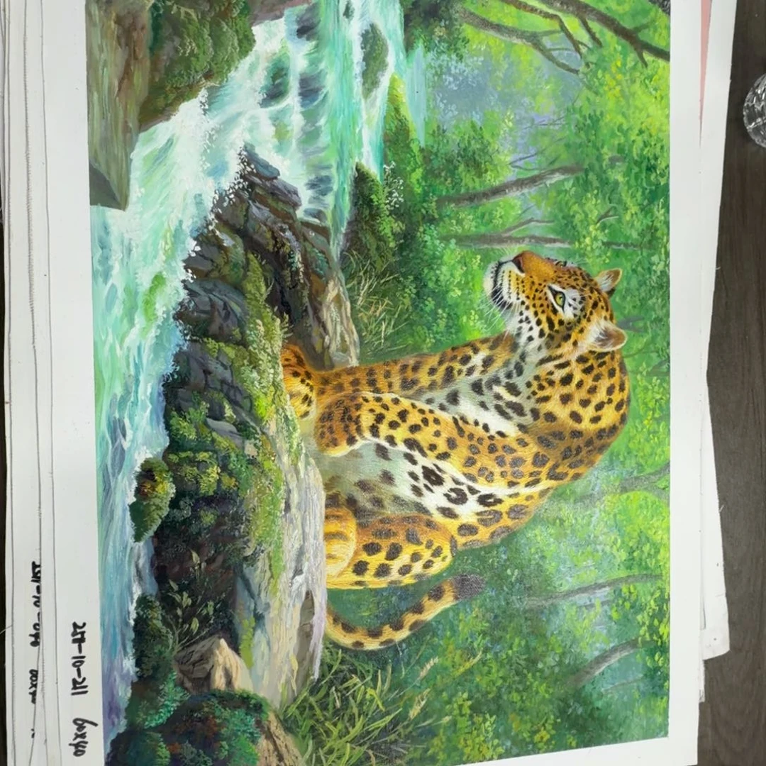 油画加油加油努力加油努力